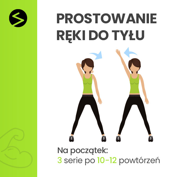 prostowanie-reki-do-tylu-infografika-ćwiczenia-na-pelikany-blog-sportbazar.pl
