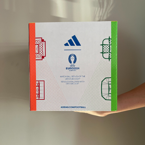 Piłka nożna adidas Euro24 Fussballliebe w pudełki replika pudełko