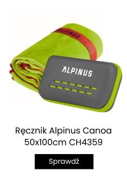 Ręcznik szybkoschnący Alpinus Canoa zielony